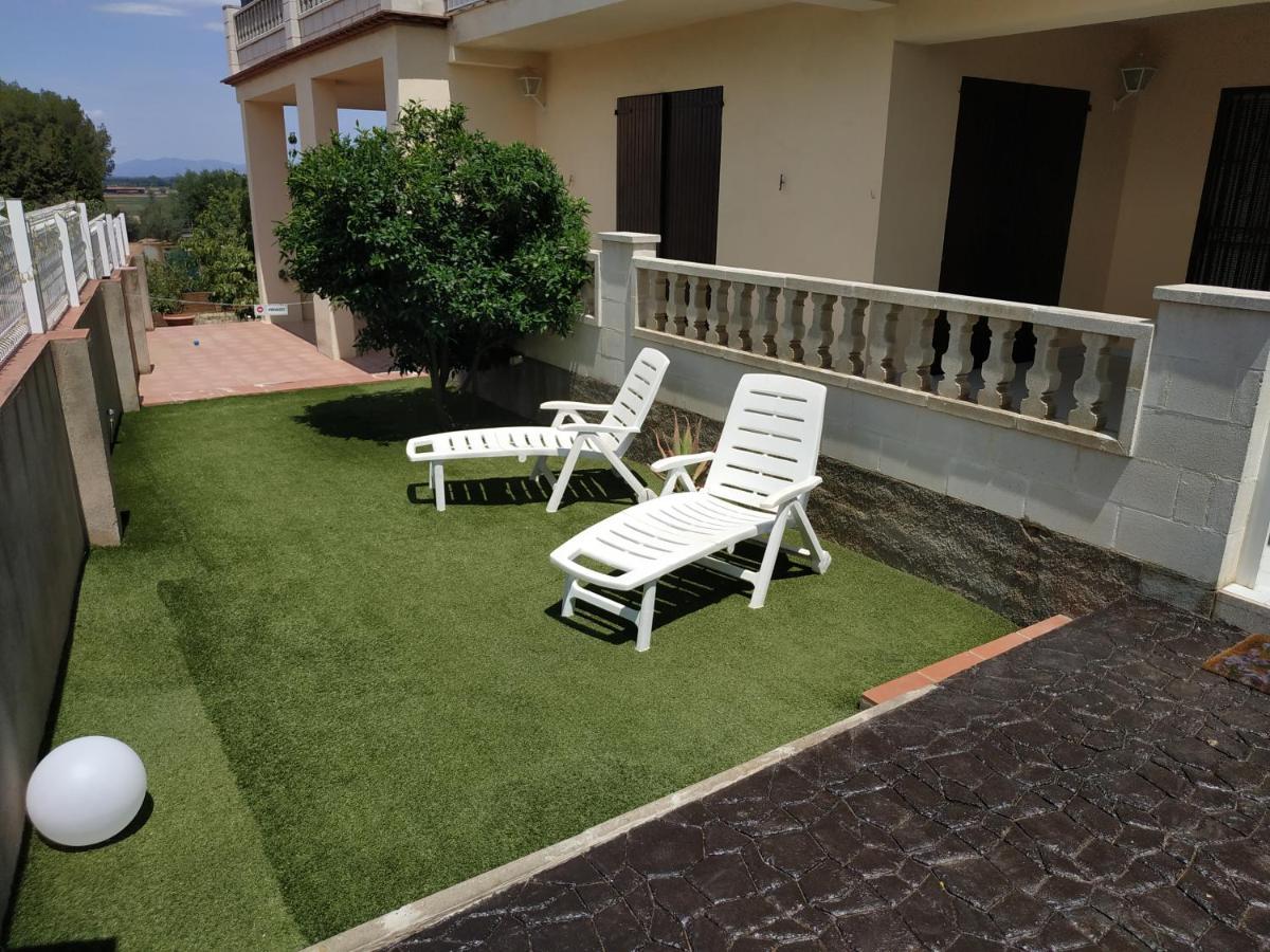 Apartamento planta baja casa Bellcaire d'Emporda Exterior foto